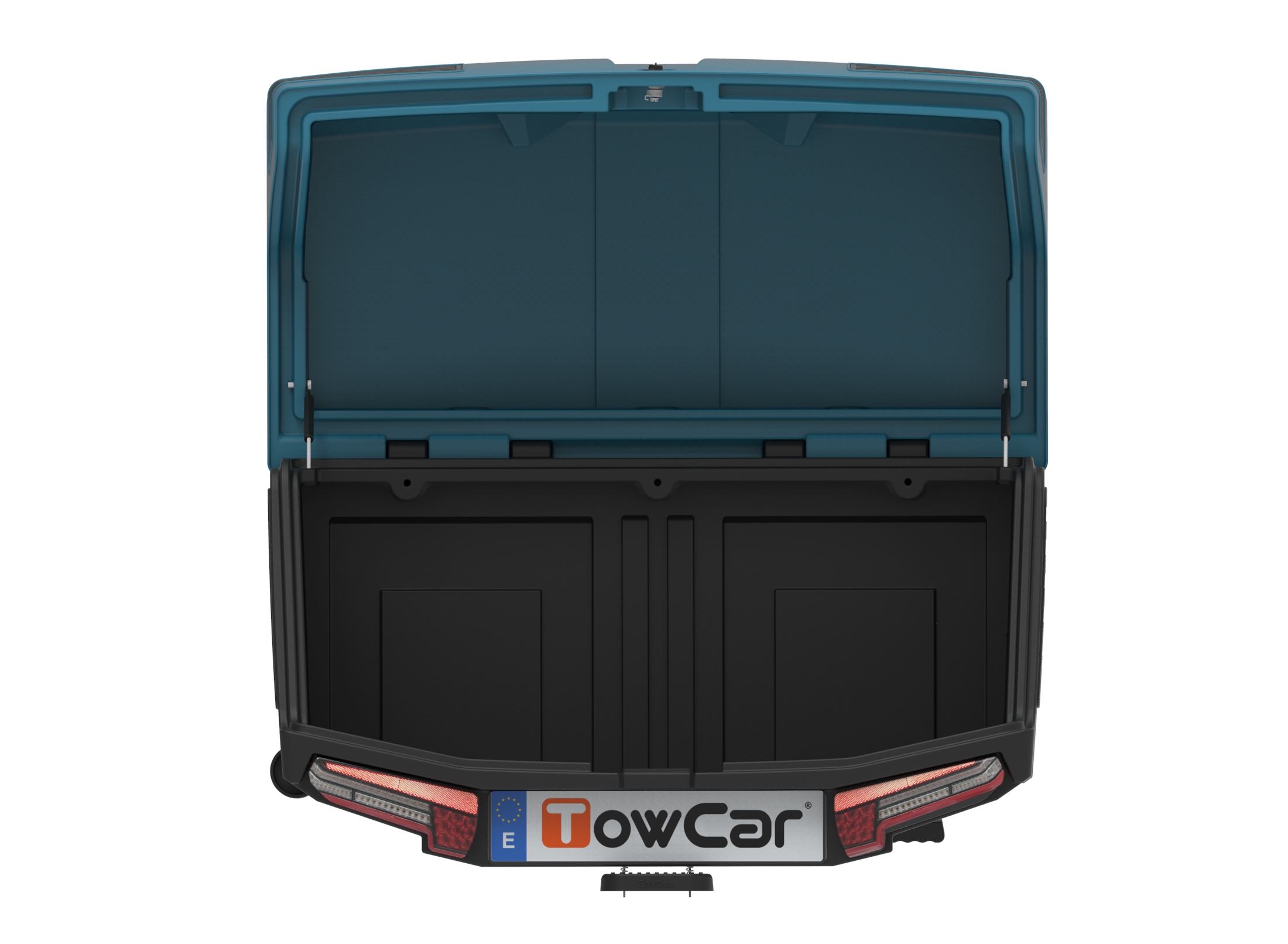 Towbox V3 Gepäckbox für Anhängerkupplung | Marine Blau | Transportbox | Gepäckträger